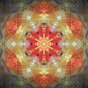 Leuchtendes Mandala