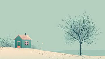 Zeitloser Minimalismus: Ruhe im Winter von ByNoukk