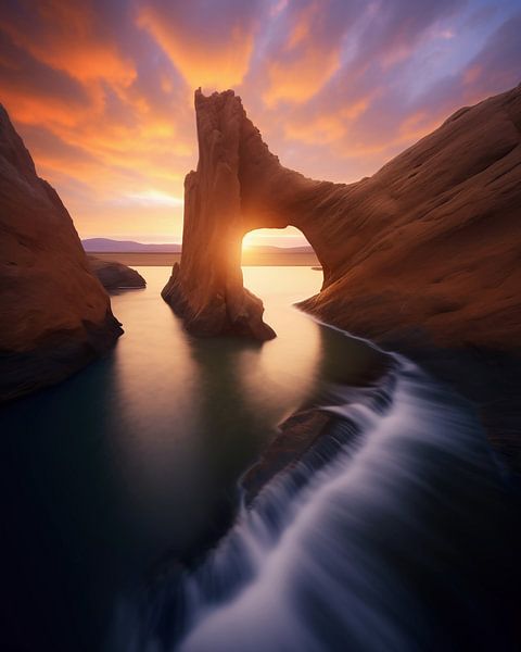 Gouden uur van fernlichtsicht