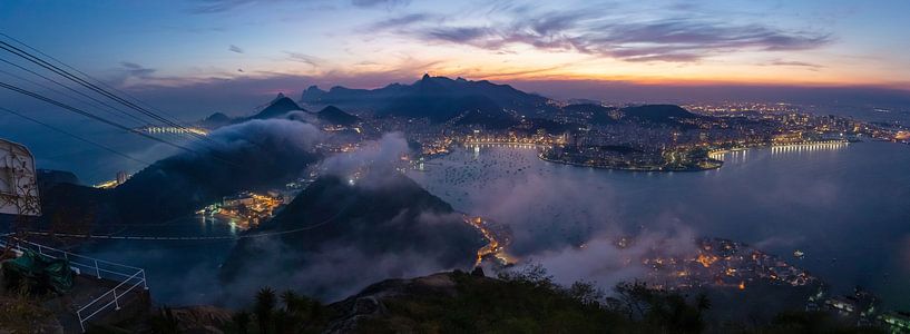 Rio bei Nacht von Merijn Geurts