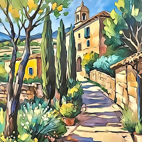 Landschap in de Provence #3