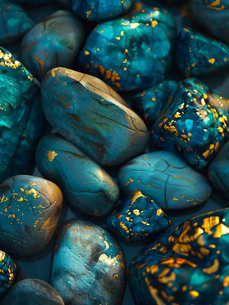 Blaugold Steine von haroulita