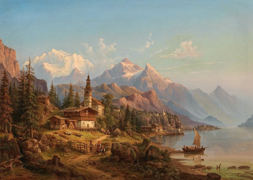Bergsee von Antonije Lazovic