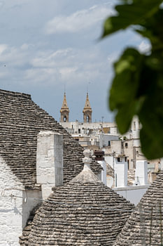 Les toits d'Alberobello, dans les Pouilles