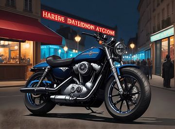 Harley café racer van DeVerviers