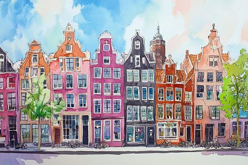 Schilderij Amsterdam