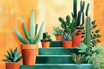 Desert Vibes in Terracotta no.2 van Studio BB