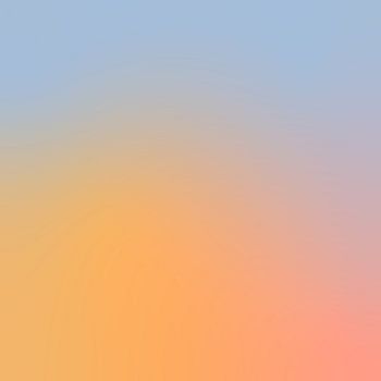 Retro 70er Jahre Neon Kunst. Abstrakter Farbverlauf in Hellblau, Gelb, Rosa.