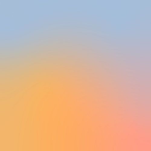 Retro jaren 70 neon kunst. Abstract verloop in lichtblauw, geel, roze.