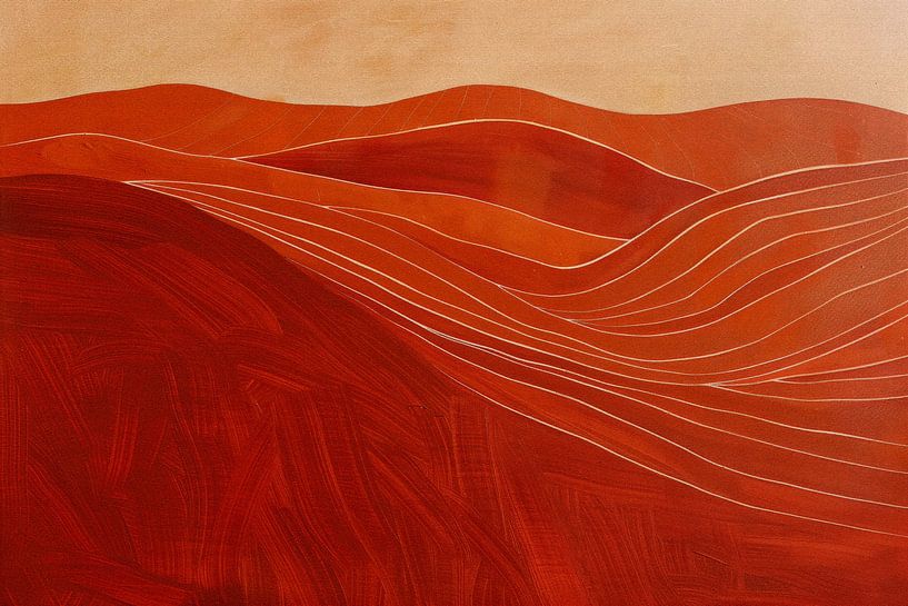 Red Earth mounds by Whale & Sons