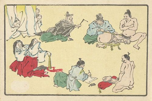 Penis measurements, Kawanabe Kyôsai