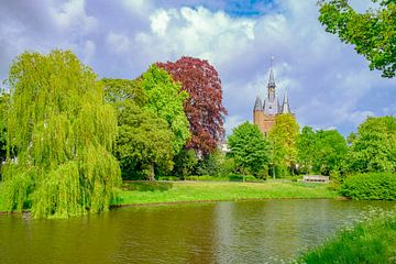 Sassenpoort in Zwolle tijdens de lente