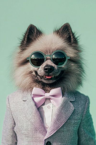 Keeshond by Poster Art Shop