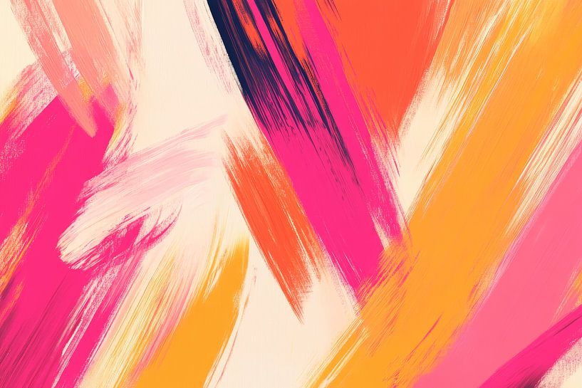 Vibrant colour abstracts in the swing of emotions by Poster Art Shop