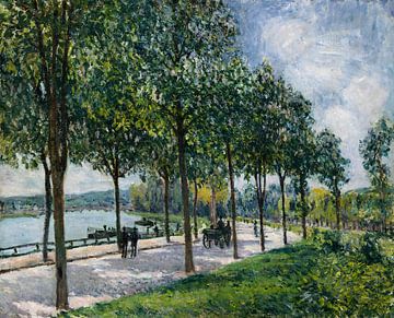 Allée of Chestnut Trees - Alfred Sisley