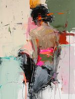 Figuratives Porträt, modern und abstrakt