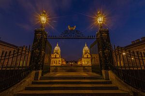 Greenwich, London  in het blauwe uur van Maarten Hoek