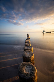 Zonsopgang in Zingst op de Darß van Nils Steiner