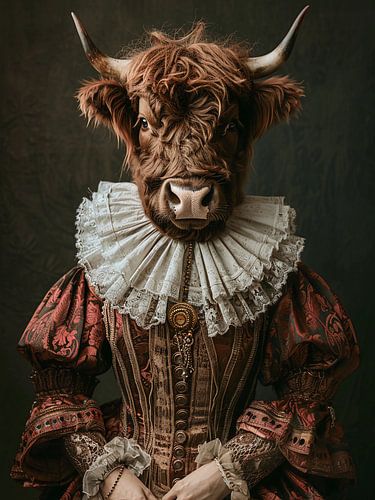 vache bovine anthropomorphique