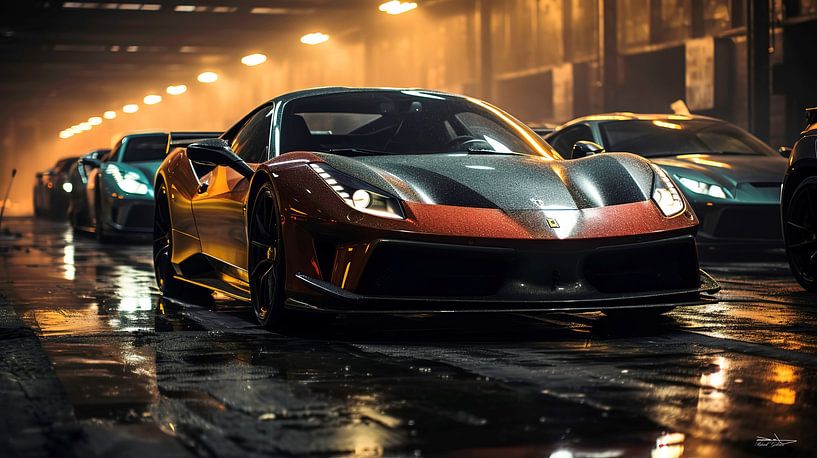 supercar by Gelissen Artworks