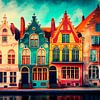 Kleurrijke Panden met een Caribische Vibe van Maarten Knops