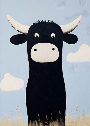 Vache Rêveuse – Sérénité Rurale