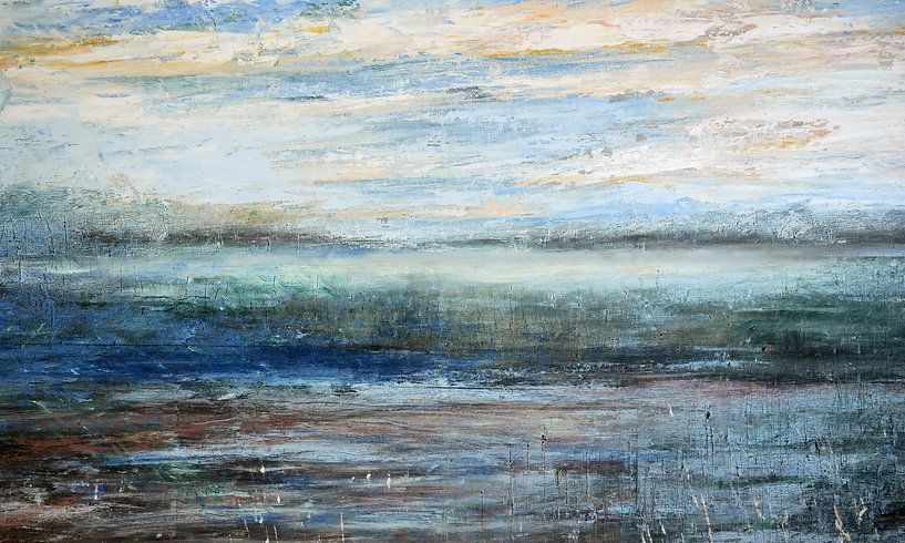 Rough water, storm coming by Anita Snik-Broeken