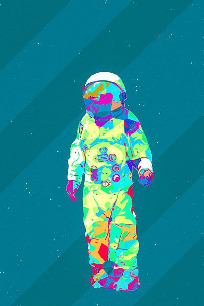 Spaceman Astronout (Green) by Gig-Pic by Sander van den Berg