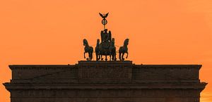 Sonnenuntergang am Brandenburger Tor
