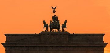 Sunset at the Brandenburg Gate