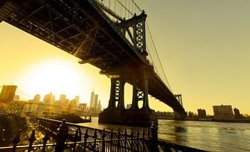 Le pont de Manhattan à New York sur Marcel Kerdijk