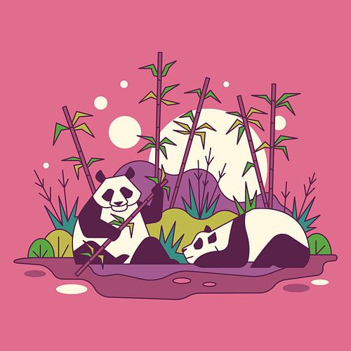 Minimal Wildlife Panda
