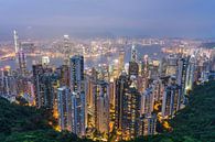 Skyline von Hongkong von Shanti Hesse Miniaturansicht