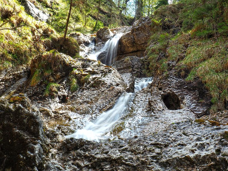 Alpine landscape from Werdenfelser Land - a harmonious blend of majestic peaks, green valleys and clear mountain nature. Perfect for anyone who loves the Bavarian Alpine atmosphere. by Miriam Schwarzfischer Fotografie