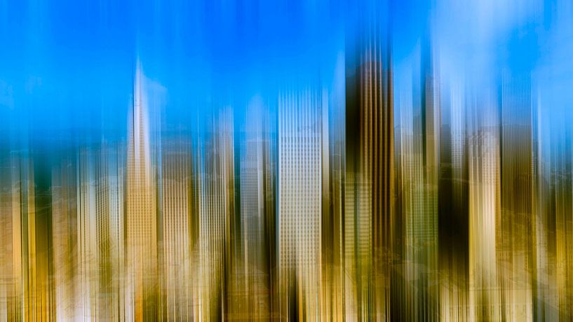 San Francisco Abstract by Dieter Walther