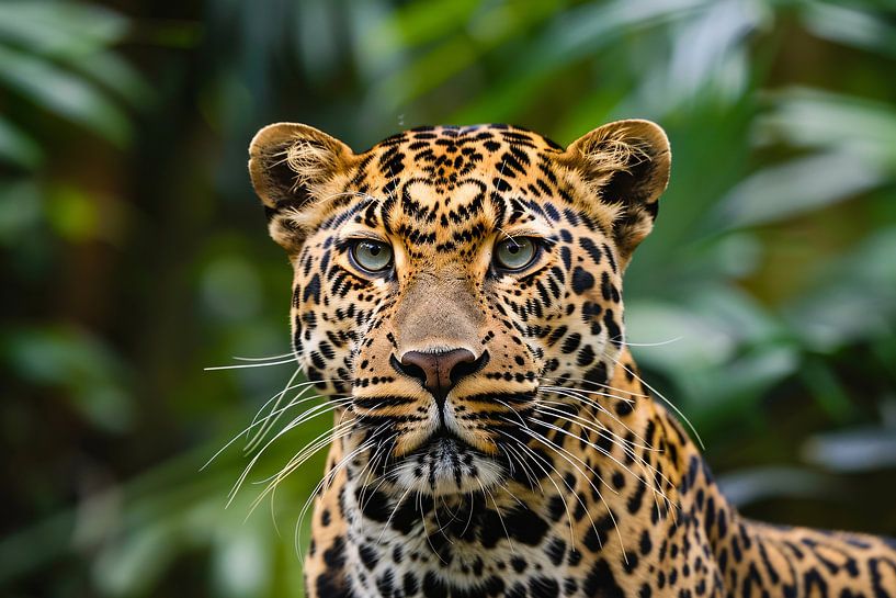 Silent Observer - Leopard in the Wilderness by Art & Soul Creations