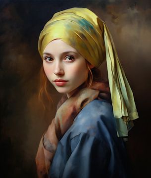 Meisje van Vermeer van Jellie van Althuis