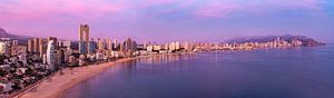 Panorama von Benidorm an der spanischen Costa Blanca