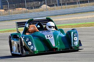 Raceauto op de Hockenheimring