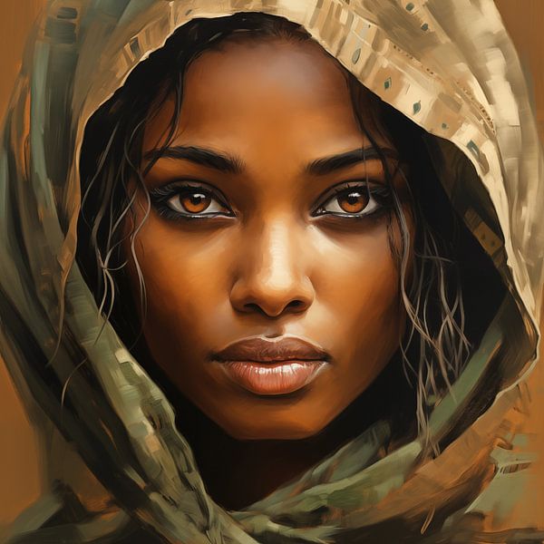 Afrikanerin von Schwarzer Kaffee