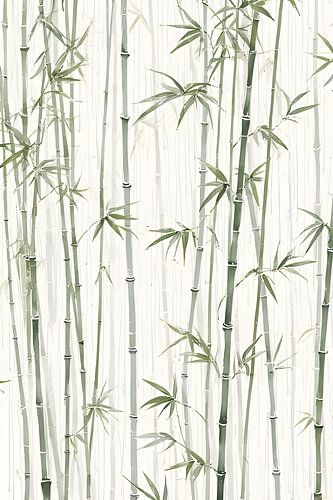 Zen-tuin: Minimaal bamboebos