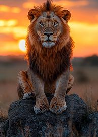 Lion King by R Pevitanada