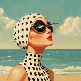 Beach vibes IV van Mirjam Duizendstra