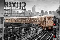 New York  Subway Linie 7 van Kurt Krause thumbnail
