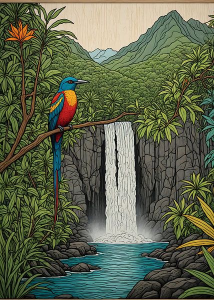 Cascade de beauté par Rizal Azhari