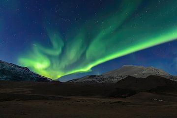 Noorderlicht, Aurora Borealis. IJsland van Gert Hilbink