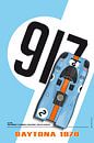 917 Rodriguez-kinnen Blauw van Theodor Decker thumbnail