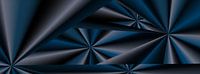 Abstraktes, blaues Universum