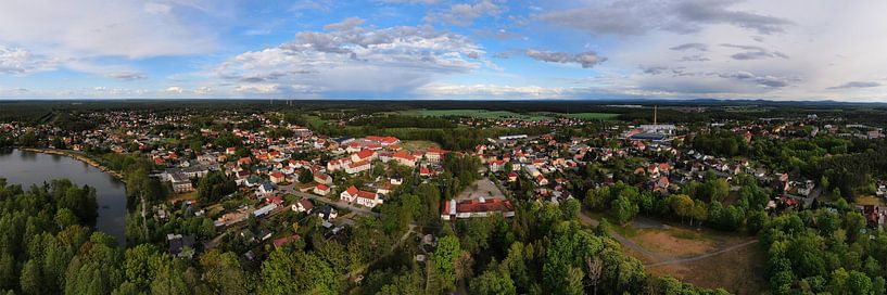 Luchtpanorama van de stad Bernsdorf van menard.design - (Luftbilder Onlineshop)