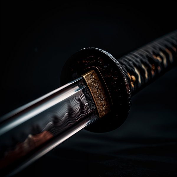 Katana épée japonaise perspective par TheXclusive Art